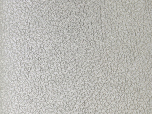 Stof France Heavy Soft Faux Leather Fabric Metallic Pearl