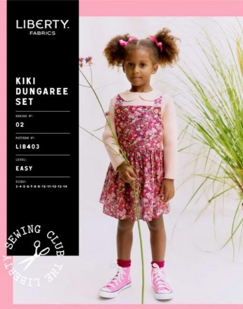 Liberty London Paper Sewing Pattern Kiki Dungaree Set
