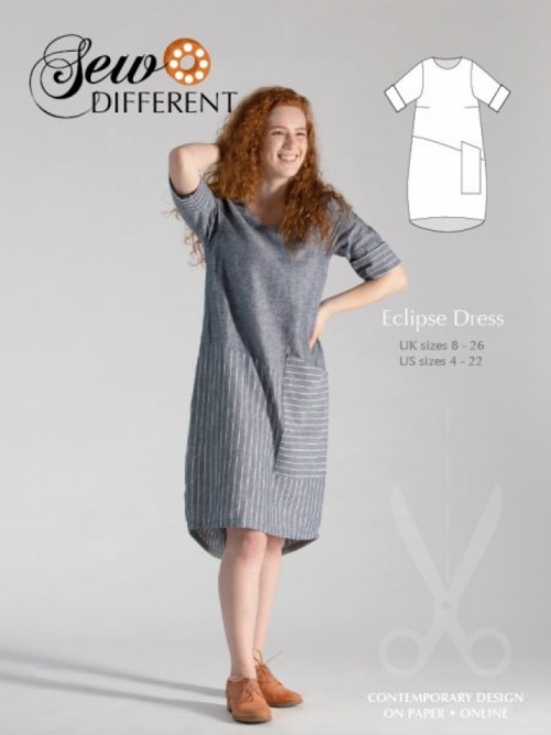 Sew Different Paper Sewing Pattern Eclipse Dress