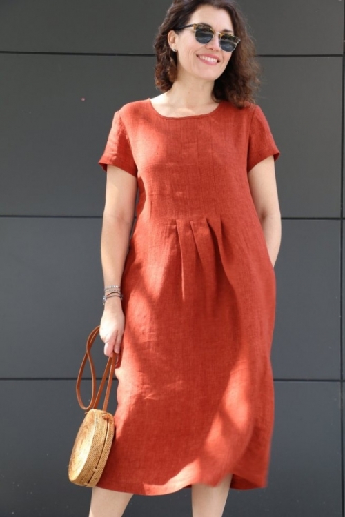 Tessuti Paper Sewing Pattern Milenda Dress