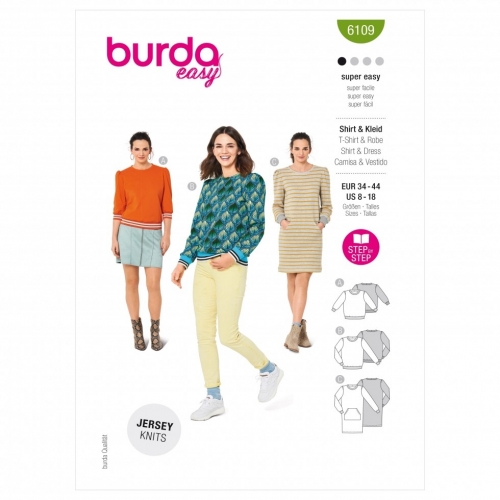 Burda Paper Sewing Pattern 6109