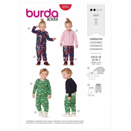 Burda Paper Sewing Pattern 9293