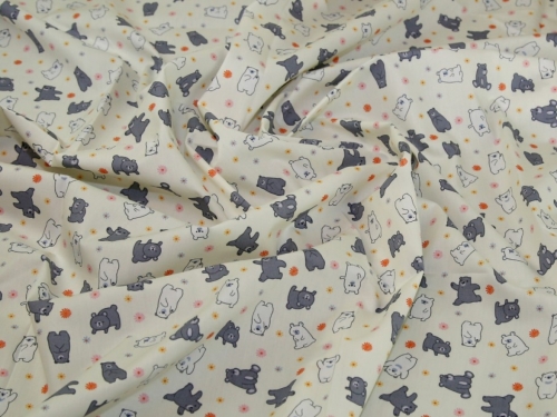 Deadstock 100% Cotton Poplin Fabric Cream