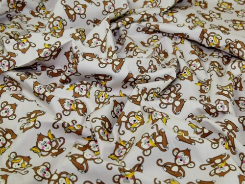 Deadstock 100% Cotton Poplin Fabric Neutral