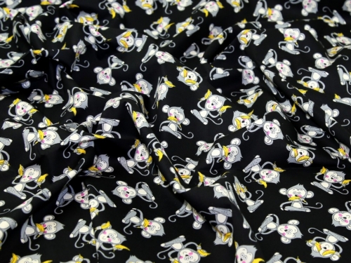 Deadstock 100% Cotton Poplin Fabric Black