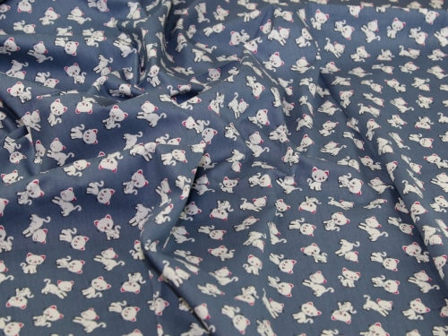 Deadstock 100% Cotton Poplin Fabric Grey