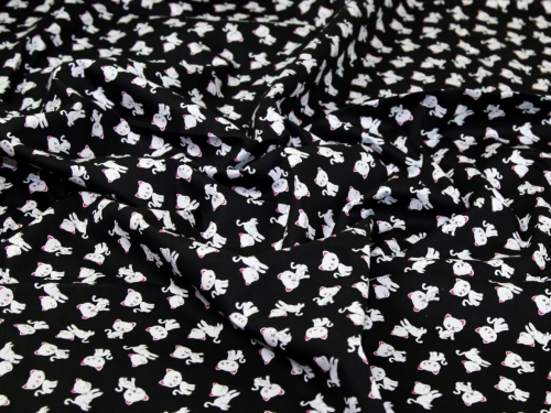 Deadstock 100% Cotton Poplin Fabric Black