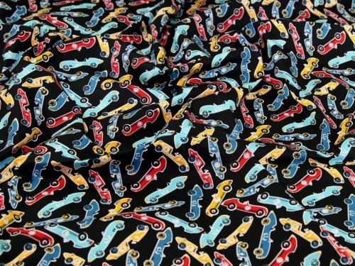 Deadstock 100% Cotton Poplin Fabric Black