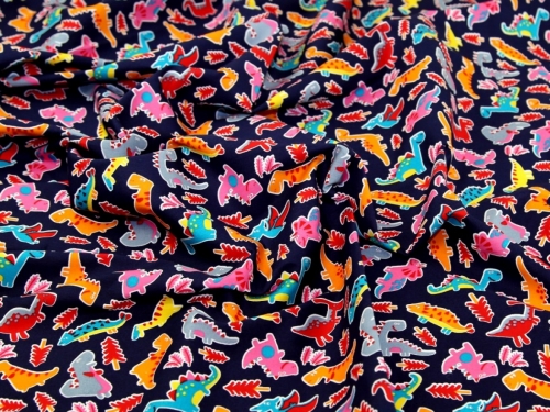Deadstock 100% Cotton Poplin Fabric Navy Blue