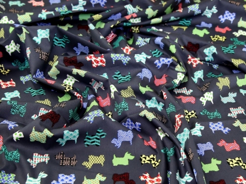 Deadstock 100% Cotton Poplin Fabric Dark Grey