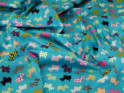 Deadstock 100% Cotton Poplin Fabric Jade Green