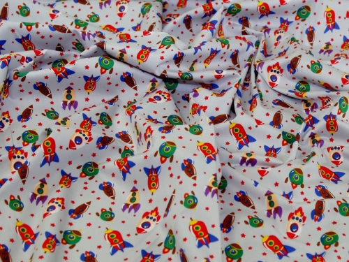 Deadstock 100% Cotton Poplin Fabric Silver Grey