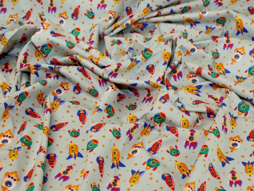 Deadstock 100% Cotton Poplin Fabric Soft Green