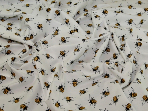 Deadstock 100% Cotton Poplin Fabric White