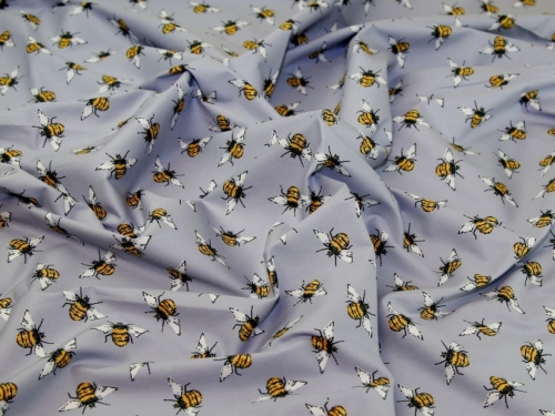 Deadstock 100% Cotton Poplin Fabric Silver Grey