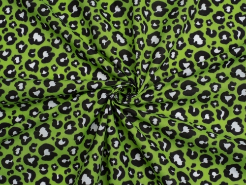 Printed Polycotton Fabric Green