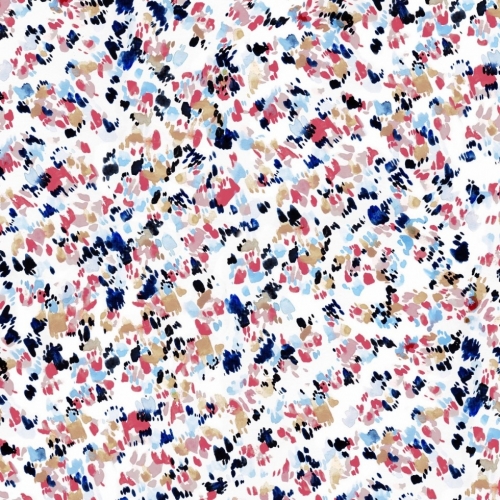 Dashwood Studio Flourish Cotton Lawn Fabric White