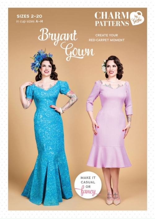 Charm Patterns Paper Sewing Pattern Bryant Gown