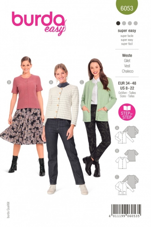 Burda Paper Sewing Pattern 6053