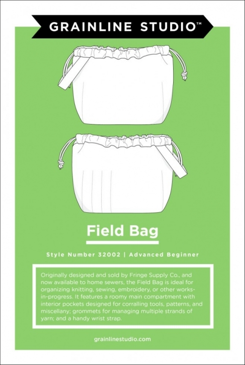 Grainline Studio Paper Sewing Pattern Field Bag