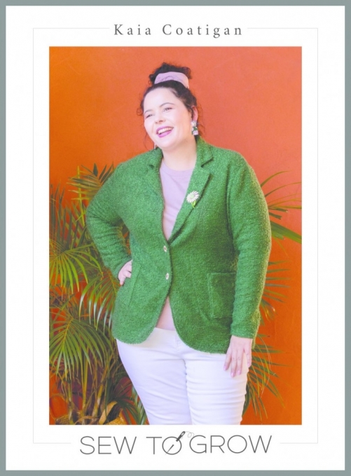 Sew To Grow Paper Sewing Pattern Kaia Coatigan