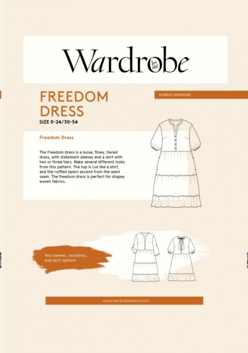 Wardrobe By Me Paper Sewing Pattern Freedom Dress