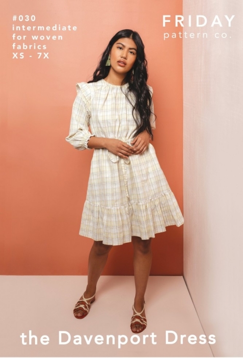 Friday Pattern Company Paper Sewing Pattern Davenport Dress