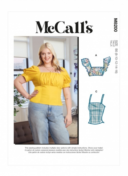 McCalls Paper Sewing Pattern 8200