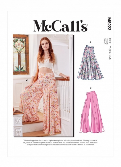 McCalls Paper Sewing Pattern 8223