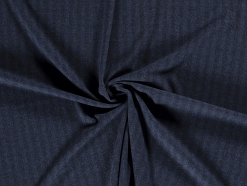 Stretch Woven Tweed Coating Fabric Indigo