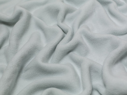 Minerva Core Range Sheepskin Cotton Fleece Fabric Powder Blue