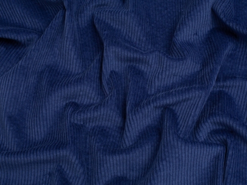 Minerva Core Range 7 Wale Stretch Woven Jumbo Cord Fabric Marine