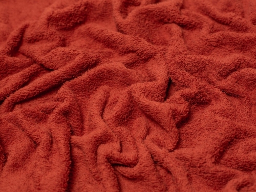 Minerva Core Range Luxury Cotton Towelling Fabric Paprika