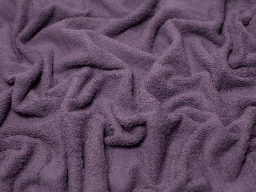 Minerva Core Range Luxury Cotton Towelling Fabric Purple Sage