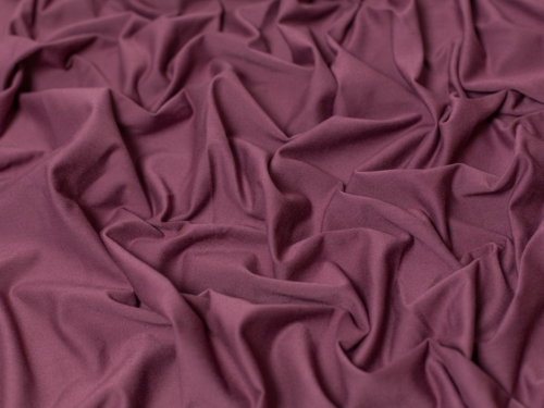 Minerva Core Range Cotton Lycra Jersey Stretch Knit Fabric Cassis