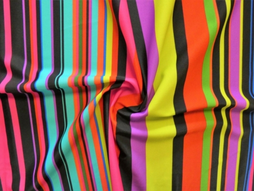 Lady McElroy Activewear Lycra Four Way Stretch Knit Fabric Multicoloured