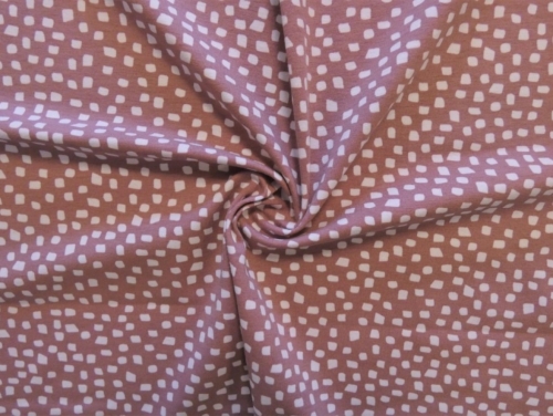 Lady McElroy Cotton Jersey Stretch Knit Fabric Rose
