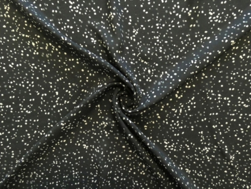 Lady McElroy Viscose Challis Fabric Black
