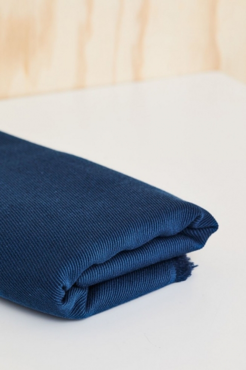 Mind The MAKER Linen Cotton Twill Fabric Ocean