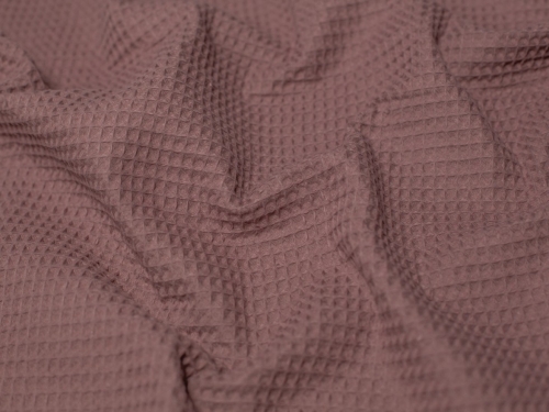 Minerva Core Range Medium Cotton Waffle Fabric Sunset Pink