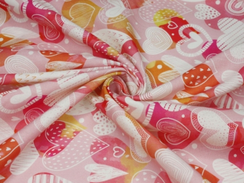 Little Johnny 100% Cotton Fabric Pink