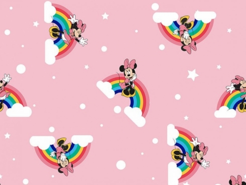 Little Johnny Licensed 100% Cotton Fabric Pink