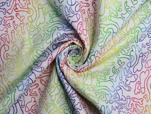 Little Johnny 100% Cotton Fabric Multicoloured