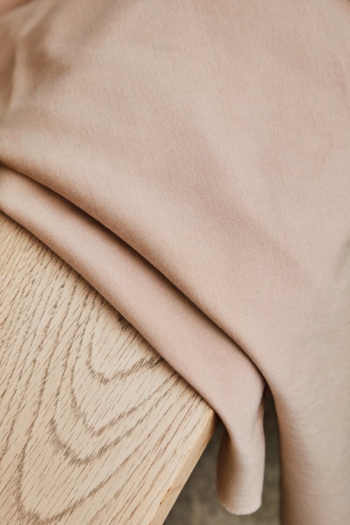 Meet MILK Sera Tencel Lyocell Cotton Blend Fabric Warm Sand