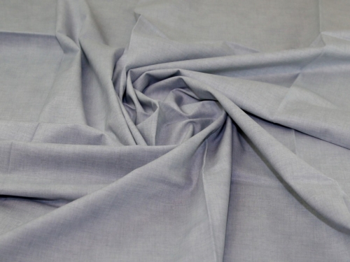 John Louden 100% Cotton Linen Texture Fabric Light Grey