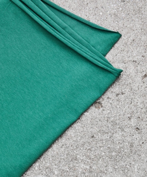 Mind The MAKER Cotton Single Jersey Stretch Knit Fabric Chalky Green