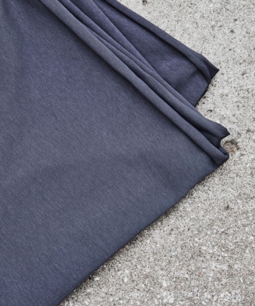 Mind The MAKER Cotton Single Jersey Stretch Knit Fabric Calm Grey