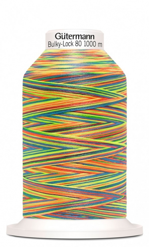 Gutermann Multicolour Bulky Lock 80 Overlocker Thread 9822