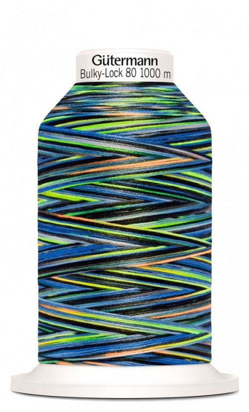 Gutermann Multicolour Bulky Lock 80 Overlocker Thread 9858
