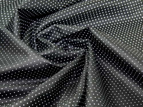 Deadstock Faux Leather Fabric Black & White